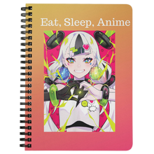 Load image into Gallery viewer, Eat Sleep Anime (Orange) Journal | Anime Journal | Manga | Anime Books