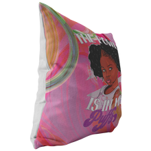Load image into Gallery viewer, The Power is in your Puff Pillow (Pink)