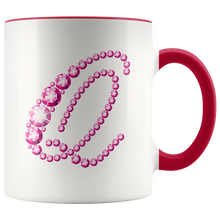 Load image into Gallery viewer, Initial Q | Monogram Coffee Mug | Custom Letter Mug | Bling Style | Initial Letter Cup