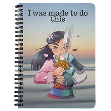 Load image into Gallery viewer, I was made to do this Journal | Manga Book | Anime Journal | Gifts for Teens