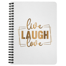 Load image into Gallery viewer, Live Love Laugh | Motivational Journal | Affirmation | Boss Lady