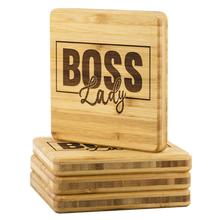 Load image into Gallery viewer, Boss Lady | Bamboo Coasters