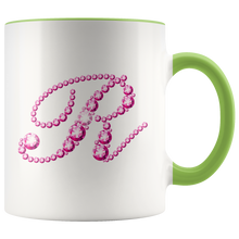 Load image into Gallery viewer, Initial R | Monogram Coffee Mug | Custom Letter Mug | Bling Style | Initial Letter Cup