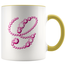 Load image into Gallery viewer, Initial G | Monogram Coffee Mug | Custom Letter Mug | Bling Style | Initial Letter Cup