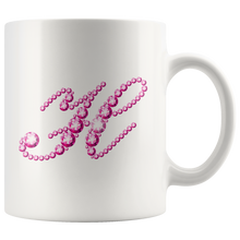 Load image into Gallery viewer, Initial H | Monogram Coffee Mug | Custom Letter Mug | Bling Style | Initial Letter Cup