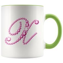 Load image into Gallery viewer, Initial X | Monogram Coffee Mug | Custom Letter Mug | Bling Style | Initial Letter Cup