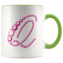 Load image into Gallery viewer, Initial Q | Monogram Coffee Mug | Custom Letter Mug | Bling Style | Initial Letter Cup