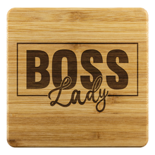 Load image into Gallery viewer, Boss Lady | Bamboo Coasters