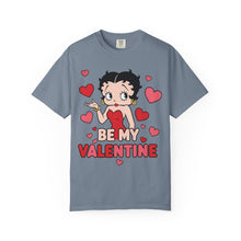 Load image into Gallery viewer, Be My Valentine Shirt, Cute Betty Boop T-shirt Valentine Gift For Girl Friend, Heart Design Tshirt, Womens Valentines Graphic Tee
