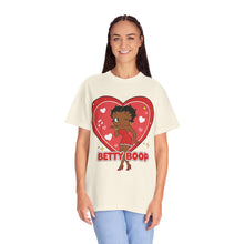 Load image into Gallery viewer, Betty Boop Shirt, Comfort Colors Betty Boop T-shirt, Betty Boop Cartoon Graphic Tee Christmas Shirt Gift For Her, Heart Shirt Christmas Gift
