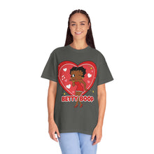 Load image into Gallery viewer, Betty Boop Shirt, Comfort Colors Betty Boop T-shirt, Betty Boop Cartoon Graphic Tee Christmas Shirt Gift For Her, Heart Shirt Christmas Gift
