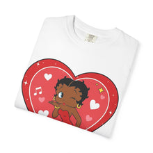 Load image into Gallery viewer, Betty Boop Shirt, Comfort Colors Betty Boop T-shirt, Betty Boop Cartoon Graphic Tee Christmas Shirt Gift For Her, Heart Shirt Christmas Gift
