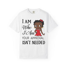 Load image into Gallery viewer, I Am Who I Am Shirt, Betty Boop Shirt, Black Girl Shirt, Black Queen Shirt, Betty Boop Valentine Shirt, Black Art Clothing Valentines Gift
