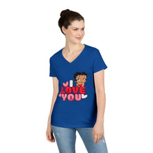 Load image into Gallery viewer, I Love You Betty Boop Shirt, Cute Betty Boop Shirt, I Love You Tshirt, Mothers Day T-Shirt, Betty Boop Womens V-Neck, Betty Boop Design
