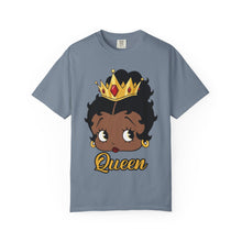 Load image into Gallery viewer, Betty Boop Design T-shirt, Black Queenly Shirt, Cartoon Graphic Tee, Comfort Colors Shirt For Her Birthday Gift

