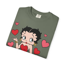 Load image into Gallery viewer, Be My Valentine Shirt, Cute Betty Boop T-shirt Valentine Gift For Girl Friend, Heart Design Tshirt, Womens Valentines Graphic Tee
