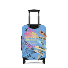Load image into Gallery viewer, Gifts of Joy Luggage Cover - Blue
