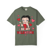 Load image into Gallery viewer, Be My Valentine Shirt, Cute Betty Boop T-shirt Valentine Gift For Girl Friend, Heart Design Tshirt, Womens Valentines Graphic Tee
