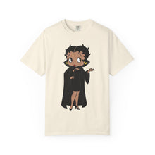 Load image into Gallery viewer, Betty Boop Shirt, Halloween Tshirt, Black Cloak Shirt, Spooky Unisex Tee, Comfort Colors Shirt, Halloween Costume Top, Halloween Party Shirt
