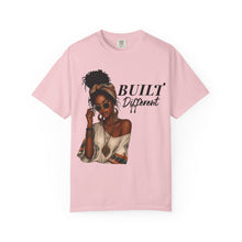 Load image into Gallery viewer, Built Different Shirt Women Empowerment Shirt, Black Girl Boho Shirt, Comfort Colors Graphic Tee, Boho Womens Clothing Birthday Gift For Her
