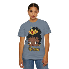 Load image into Gallery viewer, Betty Boop Design T-shirt, Black Queenly Shirt, Cartoon Graphic Tee, Comfort Colors Shirt For Her Birthday Gift
