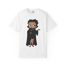 Load image into Gallery viewer, Betty Boop Shirt, Halloween Tshirt, Black Cloak Shirt, Spooky Unisex Tee, Comfort Colors Shirt, Halloween Costume Top, Halloween Party Shirt
