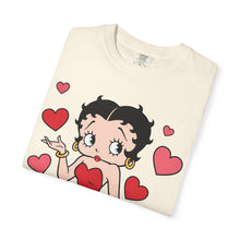 Load image into Gallery viewer, Be My Valentine Shirt, Cute Betty Boop T-shirt Valentine Gift For Girl Friend, Heart Design Tshirt, Womens Valentines Graphic Tee
