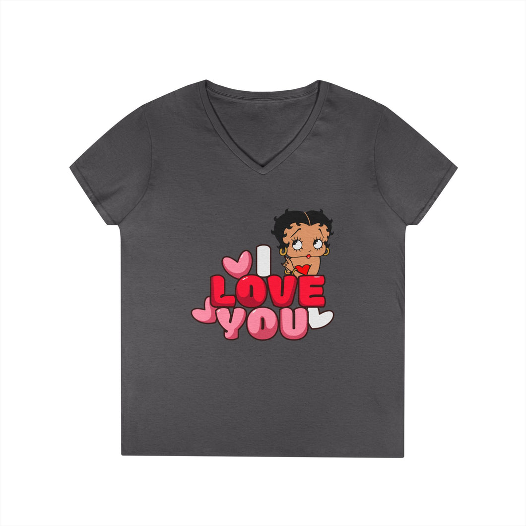 I Love You Betty Boop Shirt, Cute Betty Boop Shirt, I Love You Tshirt, Mothers Day T-Shirt, Betty Boop Womens V-Neck, Betty Boop Design