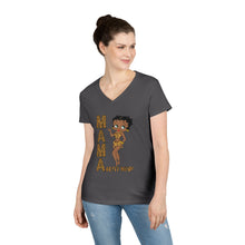 Load image into Gallery viewer, Betty Boop Womens V-neck Shirt, Leopard Print Mama Shirt, Mom Shirt, Betty Boop Design Shirt Gift for Her, Betty Boop Shirt, Animal Print
