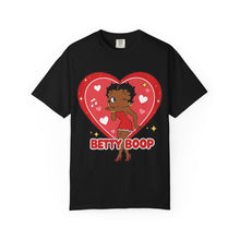 Load image into Gallery viewer, Betty Boop Shirt, Comfort Colors Betty Boop T-shirt, Betty Boop Cartoon Graphic Tee Christmas Shirt Gift For Her, Heart Shirt Christmas Gift
