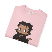Load image into Gallery viewer, Betty Boop Shirt, Halloween Tshirt, Black Cloak Shirt, Spooky Unisex Tee, Comfort Colors Shirt, Halloween Costume Top, Halloween Party Shirt
