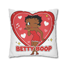 Load image into Gallery viewer, Cute Betty Boop Design Throw Pillow Cover, Living Room Throw Pillowcase, Home Decor Christmas Gift, Housewarming Gift, Betty Boop Fan Gift
