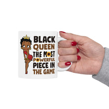 Load image into Gallery viewer, 15oz Mug Betty Boop Mug, Black Girl Mug, Black Queen Mug, Coffee Mug Birthday Gift, Sunflower Mug, Christmas Gift For Her
