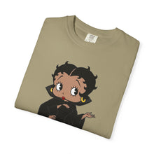 Load image into Gallery viewer, Betty Boop Shirt, Halloween Tshirt, Black Cloak Shirt, Spooky Unisex Tee, Comfort Colors Shirt, Halloween Costume Top, Halloween Party Shirt
