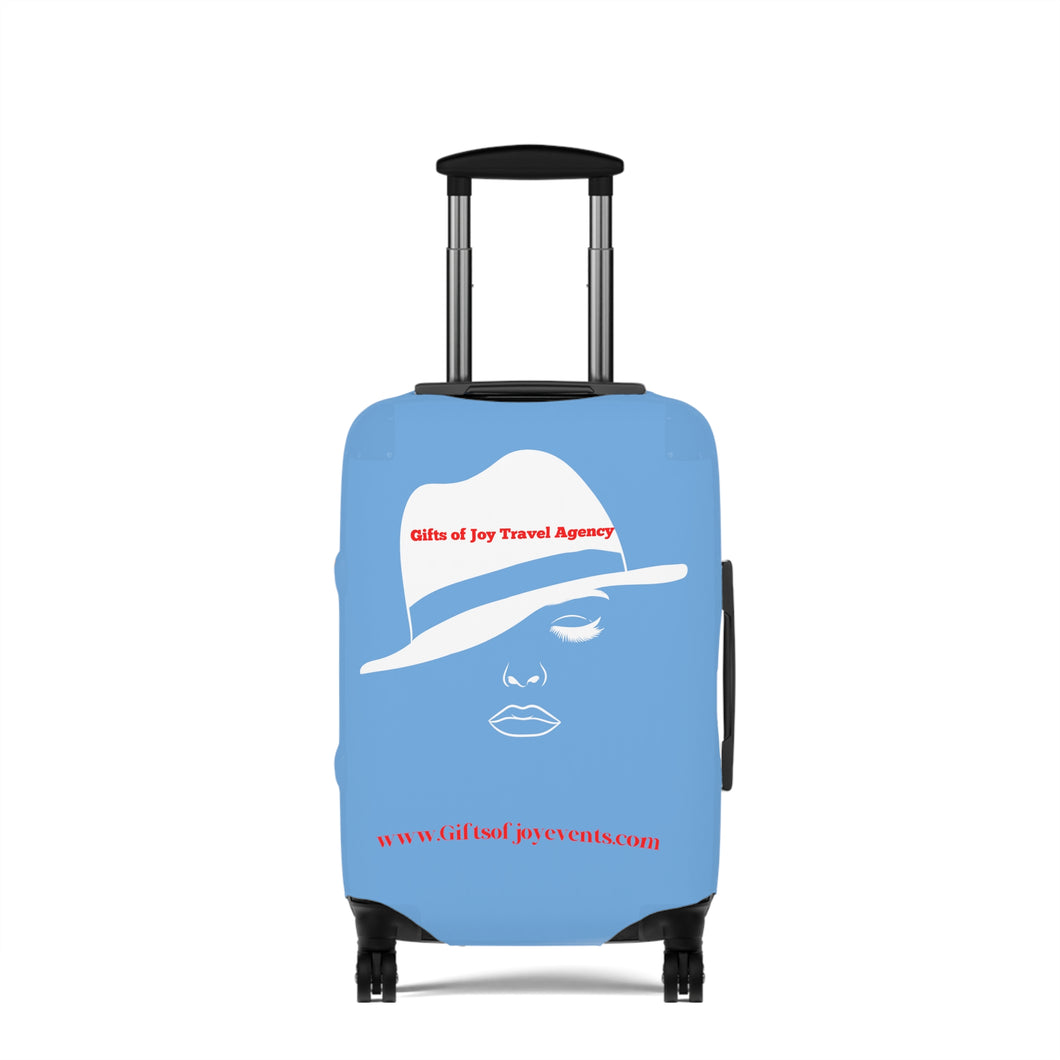 Gifts of Joy Luggage Cover - Blue