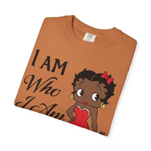 Load image into Gallery viewer, I Am Who I Am Shirt, Betty Boop Shirt, Black Girl Shirt, Black Queen Shirt, Betty Boop Valentine Shirt, Black Art Clothing Valentines Gift
