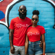 Load image into Gallery viewer, Forever His Shirt, Forever Hers Shirt, Cute Couple Shirt, Valentine Shirt, Valentines Tshirt, Valentine Gift, Anniversary Gift, Couple Gifts
