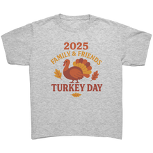 Load image into Gallery viewer, 2025_Family_and_Friends_Turkey_Day_Shirt_Ash_Mockup.png
