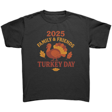Load image into Gallery viewer, 2025_Family_and_Friends_Turkey_Day_Shirt_Black_Mockup.png
