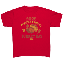 Load image into Gallery viewer, 2025_Family_and_Friends_Turkey_Day_Youth_Red_Mockup.png
