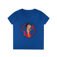 Load image into Gallery viewer, Betty Boop Shirt, Cute Betty Boop Tshirt, I Love Shirt, Betty Boop Design Womens V-Neck, Birthday Gift For Her, Womens Clothing, Streetwear
