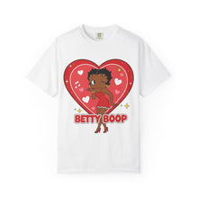 Load image into Gallery viewer, Betty Boop Shirt, Comfort Colors Betty Boop T-shirt, Betty Boop Cartoon Graphic Tee Christmas Shirt Gift For Her, Heart Shirt Christmas Gift
