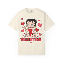 Load image into Gallery viewer, Be My Valentine Shirt, Cute Betty Boop T-shirt Valentine Gift For Girl Friend, Heart Design Tshirt, Womens Valentines Graphic Tee
