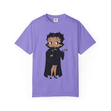 Load image into Gallery viewer, Betty Boop Shirt, Halloween Tshirt, Black Cloak Shirt, Spooky Unisex Tee, Comfort Colors Shirt, Halloween Costume Top, Halloween Party Shirt
