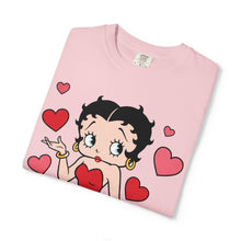 Load image into Gallery viewer, Be My Valentine Shirt, Cute Betty Boop T-shirt Valentine Gift For Girl Friend, Heart Design Tshirt, Womens Valentines Graphic Tee
