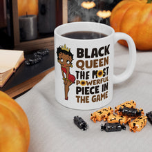 Load image into Gallery viewer, 15oz Mug Betty Boop Mug, Black Girl Mug, Black Queen Mug, Coffee Mug Birthday Gift, Sunflower Mug, Christmas Gift For Her
