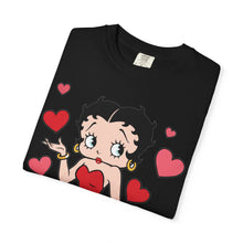 Load image into Gallery viewer, Be My Valentine Shirt, Cute Betty Boop T-shirt Valentine Gift For Girl Friend, Heart Design Tshirt, Womens Valentines Graphic Tee
