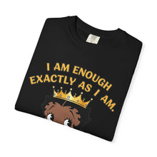 Load image into Gallery viewer, I am enough exactly as I am Shirt, Betty Boop Valentine Women Graphic Shirt, Words of Affirmation T-shirt, Black Queen Shirt Valentines Gift
