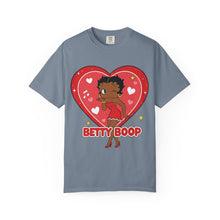 Load image into Gallery viewer, Betty Boop Shirt, Comfort Colors Betty Boop T-shirt, Betty Boop Cartoon Graphic Tee Christmas Shirt Gift For Her, Heart Shirt Christmas Gift
