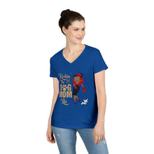 Load image into Gallery viewer, Rocking The Dog Mom Life Shirt, Mom Womens Vneck Tshirt, Betty Boop Design Tshirt, Dog Mom Shirt, Gift For Dog Lover Shirt, Mothers Day Gift
